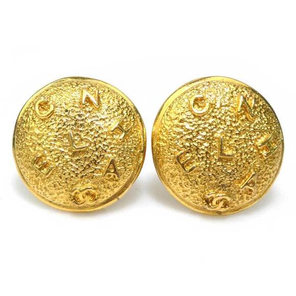CHANEL Women's Metal Gold Earrings e60925k